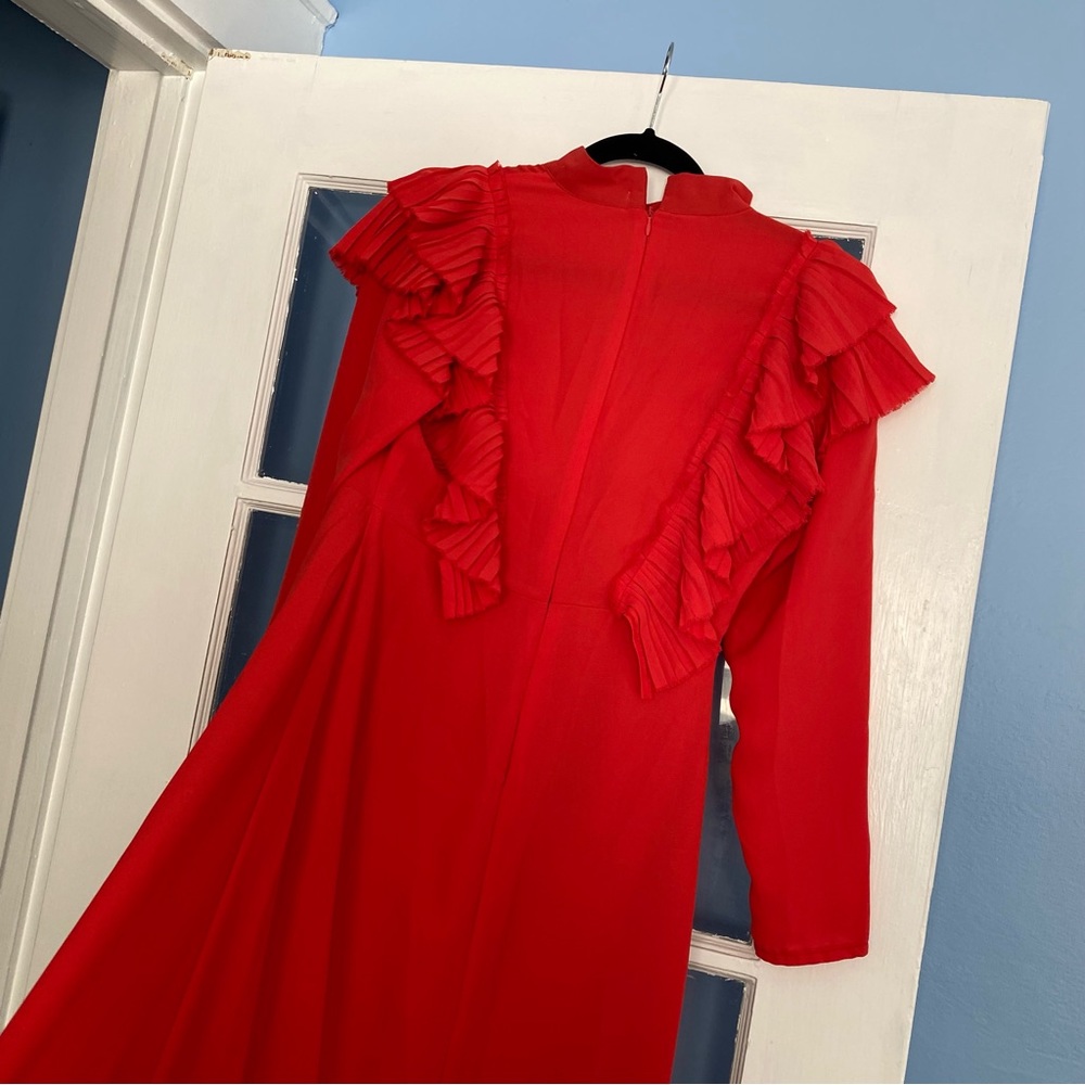 Pixie Market Red Midi Dress - Picture 10 of 11